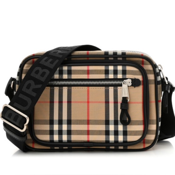 Burberry 🧡🖤Canvas Check Paddy Messenger - Picture 4 of 17